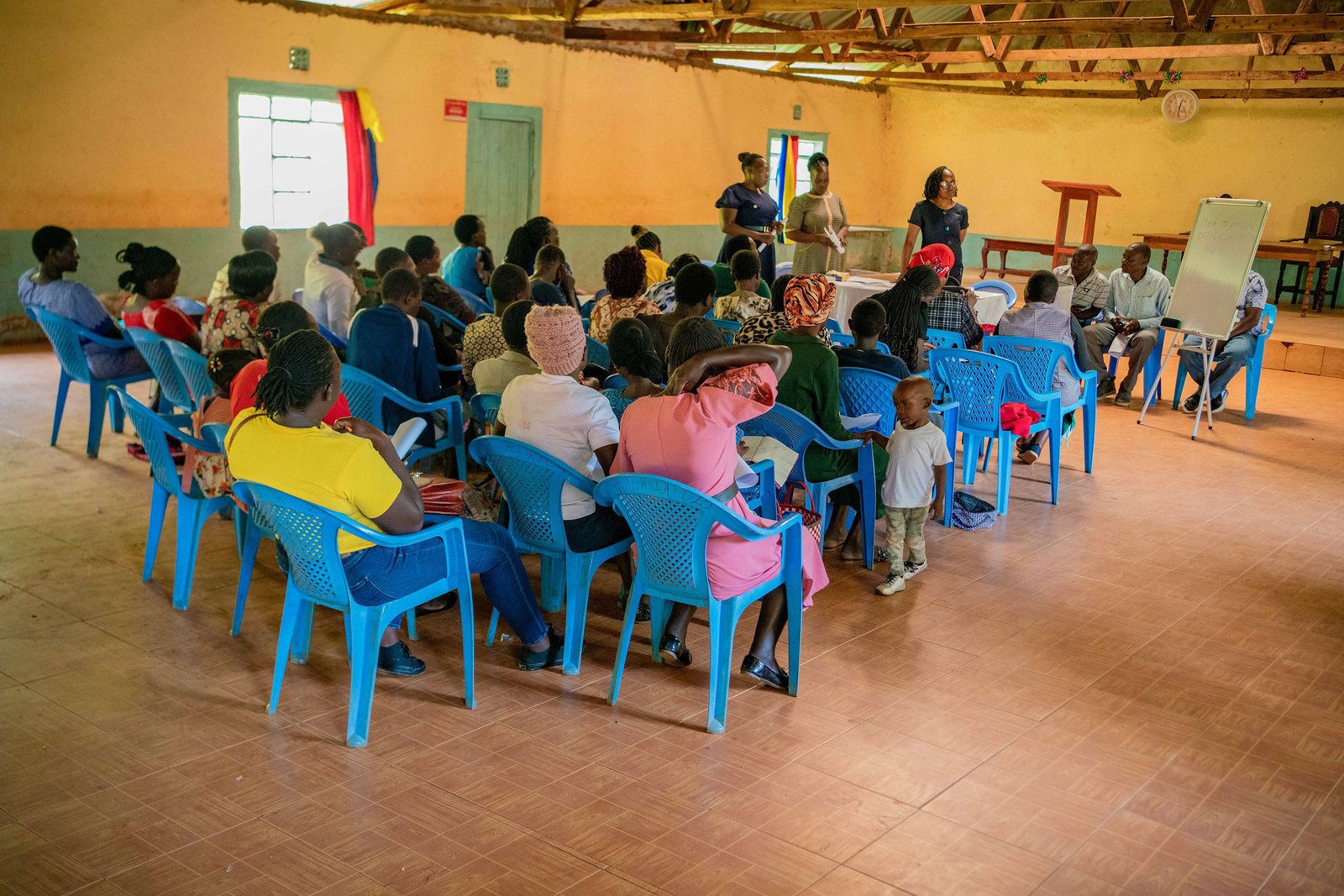 Women discussing savings and enterprise financing
