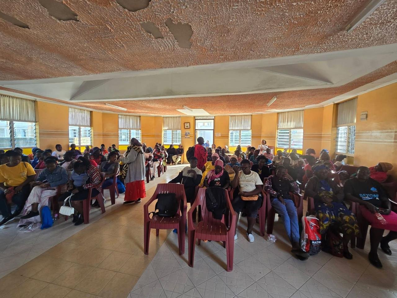 Women participating in the engagement session