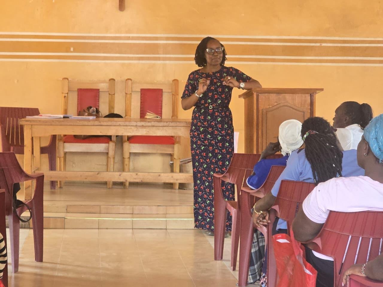 Participants during the empowerment engagement