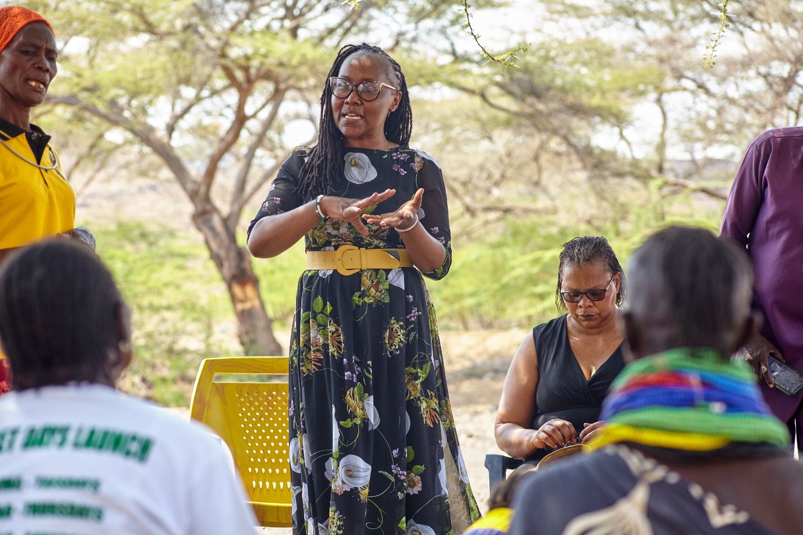 Women taking part in entrepreneurship training